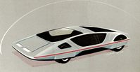 Ferrari 512 Modulo design sketch