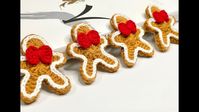 Gingerbread Man crochet tutorial