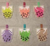 Welcome to my whimsical Etsy store, where tiny boba teas come to life through the artistry of Perler beads. Indulge in the charm of these miniature delights as you explore my collection of meticulously handcrafted creations. Each boba tea is lovingly made with vibrant Perler beads, showcasing intricate details like the signature tapioca pearls and colorful straws. These adorable pieces make perfect gifts for boba lovers or delightful additions to your own collection. Let these tiny treasures bri