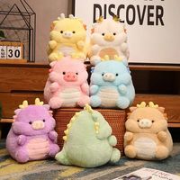 Embark on a cuddly adventure with our Chubby Pastel Dragon Plushies – irresistibly adorable companions that bring a whimsical touch to your huggable collection! These kawaii plushies feature chubby and lovable pastel dragons, each crafted with soft and plush material for the ultimate cuddling experience. The pastel colors and charming details make them a delightful addition to any room or bed. Whether you're a dragon enthusiast, a lover of pastel aesthetics, or simply seeking a huggable friend,