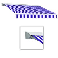 AWNTECH 16 ft. Destin-LX with Hood Right Motor with Remote Retractable Awning (120 in. Projection) in Bright Blue/White - DR16-BBW - The Home Depot