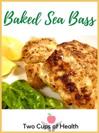 This Baked Sea Bass recipe is not only crispy delicious, but it’s also super easy and quick. From start to finish, it only takes 12 minutes. #foodie #yum