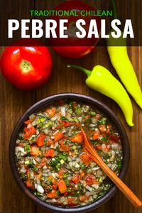 Pebre Recipe - Authentic Chilean Salsa - Bacon is Magic