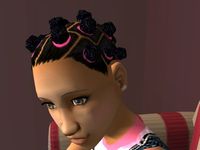 Mod The Sims - Tester wanted: Puff Plats (Afro Centric)