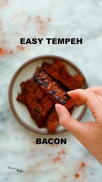 https://minimalistbaker.com/easy-tempeh-bacon/