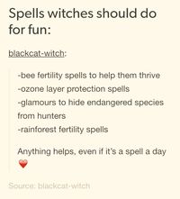 Good spells