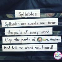 This is an oldie but goodie from @thefirstgradeparade for teaching syllables! We love this little song that goes to the tune of Row, Row,…