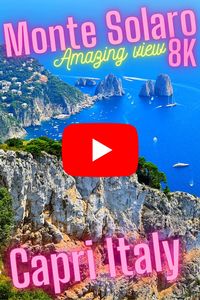 8k Anacapri Monte Solaro Vista Faraglioni Capri  Continua la nostra avventura a Capri e più precisamente ad Anacapri Monte Solaro.   A questo punto siamo pronti ad ammirare il magnifico panorama che l'isola di Capri ci regala dall'alto della sua montagna di Anacapri. Il Monte Solaro regala una vista faraglioni Capri unica.  Monte Solaro offers a unique view of Capri.  #CapriItalyVideos #capriitalythingstodo