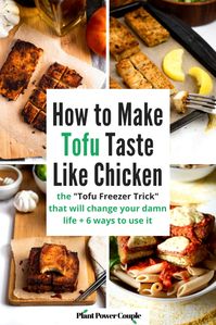 How to Make Tofu Taste Like Chicken (The Tofu Freezer Trick)