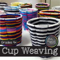 Students will learn how to create a radial cup weaving using a paper cup and yarn! This package comes with teacher instructions, visuals, AND an instructional video!Project Materials:9oz Paper CupScissorsYarn (whichever colors you'd like)Cup Template (included)Sharpie MarkerIf you have any questions...