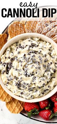 Easy Cannoli Dip + VIDEO (the CREAMEIST!)