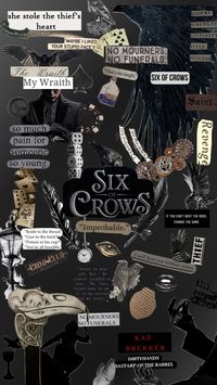 #dark #booksaesthetic #kazbrekker #wraith #￼sixofcrows #crookedkingdom