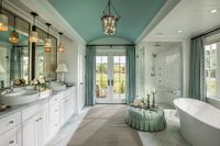 SW paint:  Watery / HGTV Dream Home 2015: Master Bathroom | HGTV Dream Home 2015 | HGTV