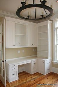 Nice custom built-ins for office/craft room.