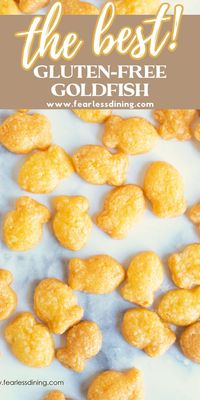 One bite of these crispy gluten free goldfish crackers and you will be hooked. If you love Goldfish before going gluten free, now you can enjoy these popular crackers again! These crackers are easy to make and they are a great copycat!