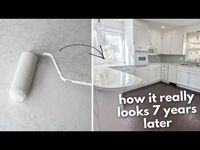 Painted Laminate Countertops: How they really look 7 years later - YouTube