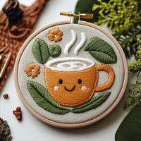 Brighten your day with this adorable Happy Coffee Cup Embroidery Pattern! ☕ Perfect for coffee lovers and embroidery enthusiasts, this fun and easy design is sure to bring a smile to your face. 🌿🌸 #EmbroideryArt #CoffeeLovers #DIYCrafts #HandmadeDecor #StitchingFun