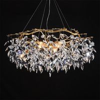 Leaf Crystal Chandelier | Luxor Home Decor & Lighting