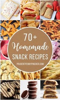 Make your favorite snacks at home with these homemade snack recipes. From chips to cookies, there are plenty of copycat recipes for your favorite store-bought snacks.