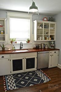 An Old Kitchen Gets a New Look for Less Than $1,500 - Hooked on Houses