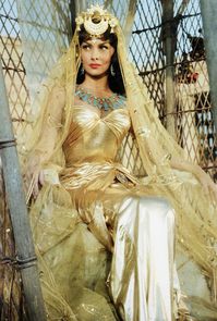 Gina Lollobrigida is Queen of Sheba in "Solomon and Sheba", 1959