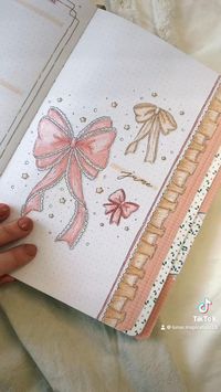 #coquette #bujo #bulletjournaling #cover