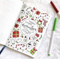 December bujo ideas | December bullet journal ideas | christmas bullet journal | festive bullet journal | bujo organisation ideas | #december #bujo #bulletjournal #decemberbulletjournal #christmas #festive