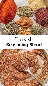 This Turkish seasoning blend recipe is a versatile blend of Turkish spices and can be used to season chicken, meat, and vegetables. It's typically used for kebabs, but can also be used to make a tasty dip. Get the recipe now!