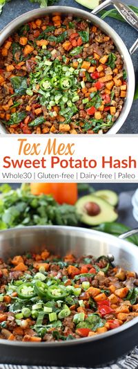 Sweet Potato Tex Mex Hash pin