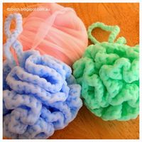 Have you tried making bath scrubbies? They're really simple to crochet and a great way of using up leftover bits and pieces of yarn (or knitlon)  Click through for free pattern.