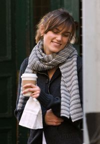 Keira Knightley - scarf!