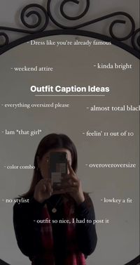 Outfit caption ideas | #instagram #quotes #caption