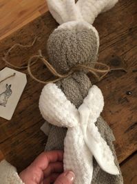 DIY Dish Towel Bunny - The Shabby Tree