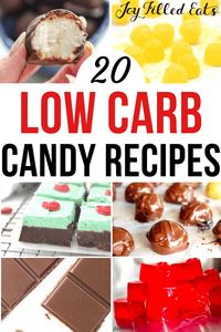 Are you looking for a sweet treat to help you stay on your low carb lifestyle? I've found 20 delicious and decedent low carb keto candy recipes to help you stay on track while still enjoying your favorite sweet candies.