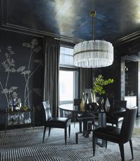 Moody Dining Room | Design by Craig and Co. | In the ever-evolving world of interior design, one style has emerged to captivate the hearts of homeowners and designers alike – the Modern Glam style.