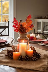 Discover stunning fall centerpiece ideas for your dining room table. Create beautiful DIY fall centerpieces with a touch of elegance and warmth. Perfect for adding a festive touch to your kitchen or party decor. Get inspired to design the perfect fall centerpiece this season!