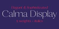 Calma Display Font | Webfont & Desktop | MyFonts