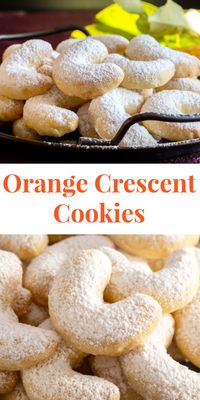 These easy Orange Crescent Cookies are a simple cookie with the subtle flavour of orange. Buttery and crunchy it adds a delicious change to your Holiday Baking. Serve them for snack or even dessert with a cup of tea or coffee.