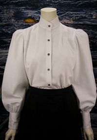 Frontier Classics Victoria Blouse - White - Ladies' Old West Blouses | Spur Western Wear