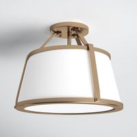 3 -Light 15.5" Semi Flush Mount & Reviews | Joss & Main