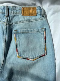 Épargne/Poches brodées/Jeans Frank and Oak - Etsy France