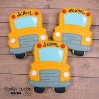 School bus cookies by Jill FCS