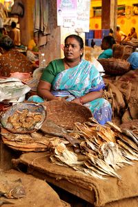 Fishstalls in Puducherri India