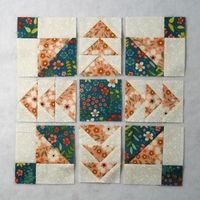 Free Traditional Quilt Block Called Aztec Jewel – fabric-406