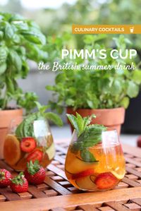 Pimm's cup is the quintessential summer drink - light, refreshing, and nearly salad-like with its liberal garnish of cucumbers, fruit and herbs. This version adds a splash of Cointreau and uses ginger beer instead of lemonade.