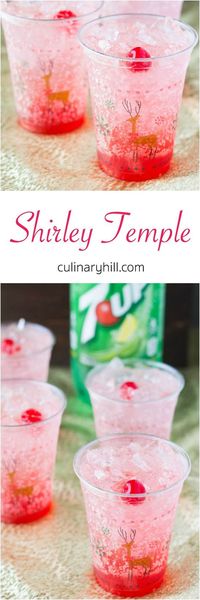 Shirley Temples are the ultimate kiddie cocktail! Great for holiday parties with family, expectant mothers, or designated drivers!