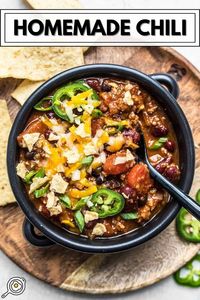 The BEST Homemade Chili