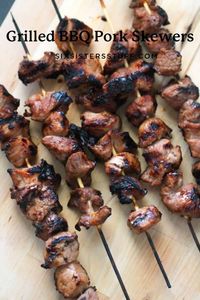 Grilled BBQ Pork Skewers Recipe