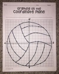 This activity provides students with practice graphing in all four quadrants on the coordinate plane. It's great for "early finishers" or can be used as an extra credit assignment.  I have included two versions of the coordinate plane- with or without numbered axes. There are also two versions of the list of coordinates- one of which is labeled with the team name. The other is blank, providing students with a bit of suspense while graphing the points :)  This product is also included in the foll