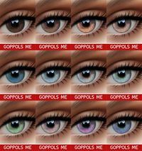 goppolsme: “ GPME Eyes V3 12 Swatches DOWNLOAD Thanks for all CC creators ❤ Thank for support me ❤ Hope you like it . ”